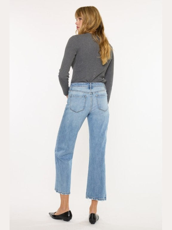 THE ALEX HI RISE SLIM WIDE DENIM