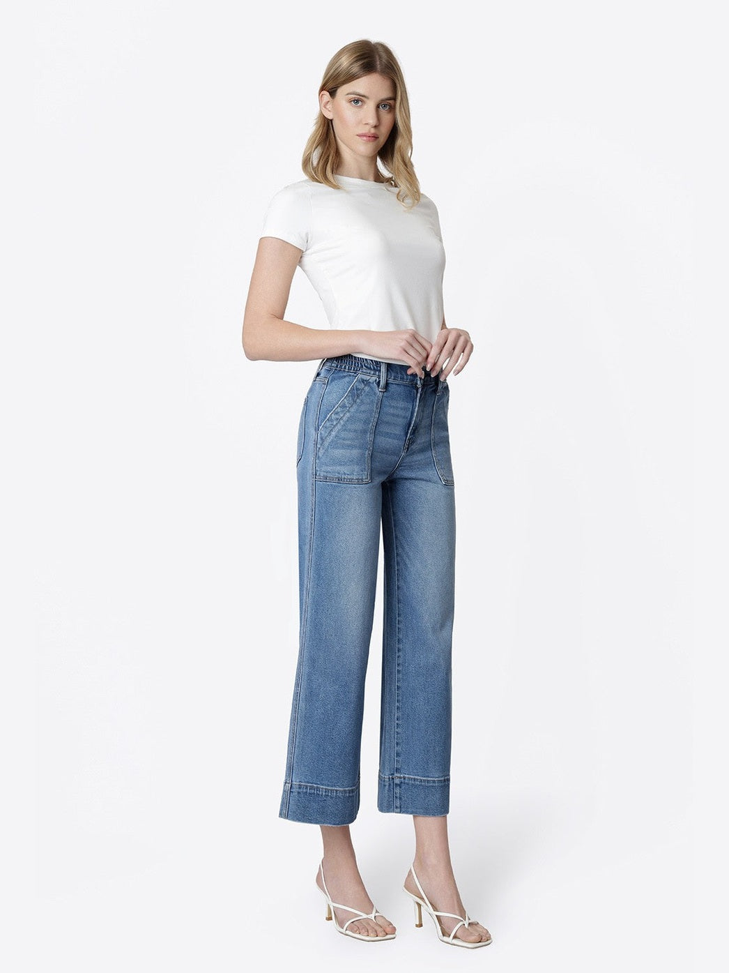 THE BLAKELY TENCEL WIDE LEG PANT