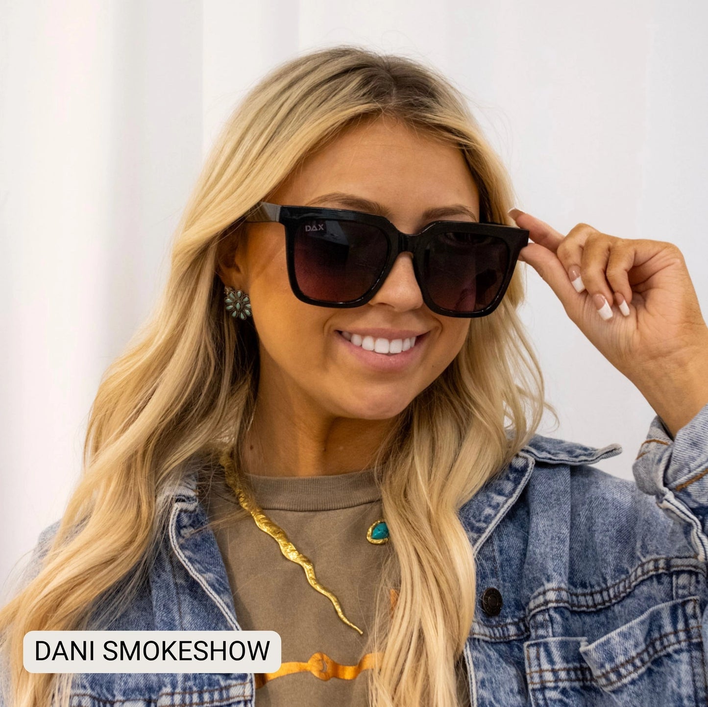 DAX DANI OVERSIZED SQUARE SUNNIES - smokeshow