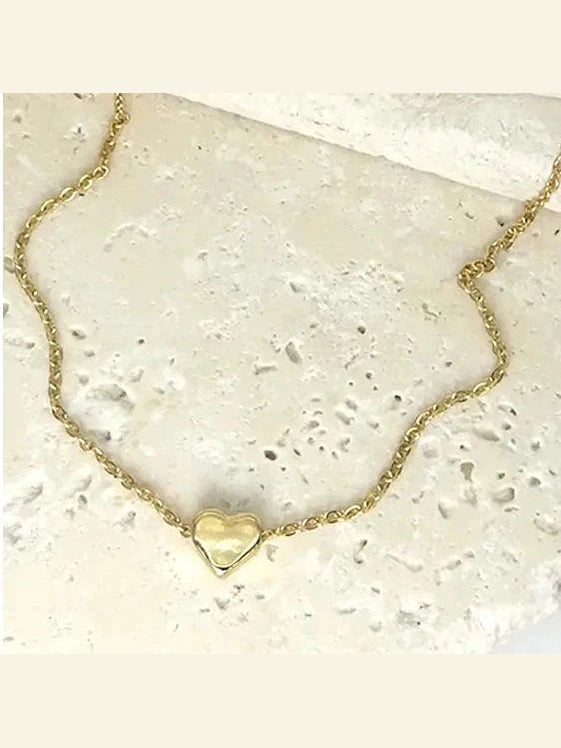 CLASSIC MINI HEART NECKLACE - gold