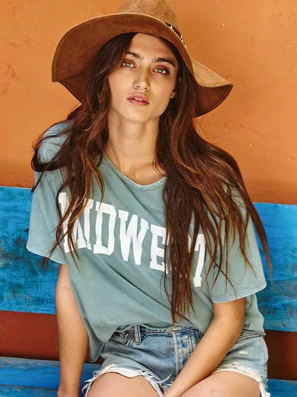 THE MIDWEST SUPER SOFT TEE - green
