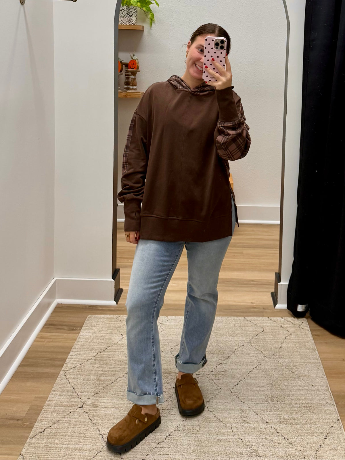 THE JENNA CHOCOLATE HOODIE