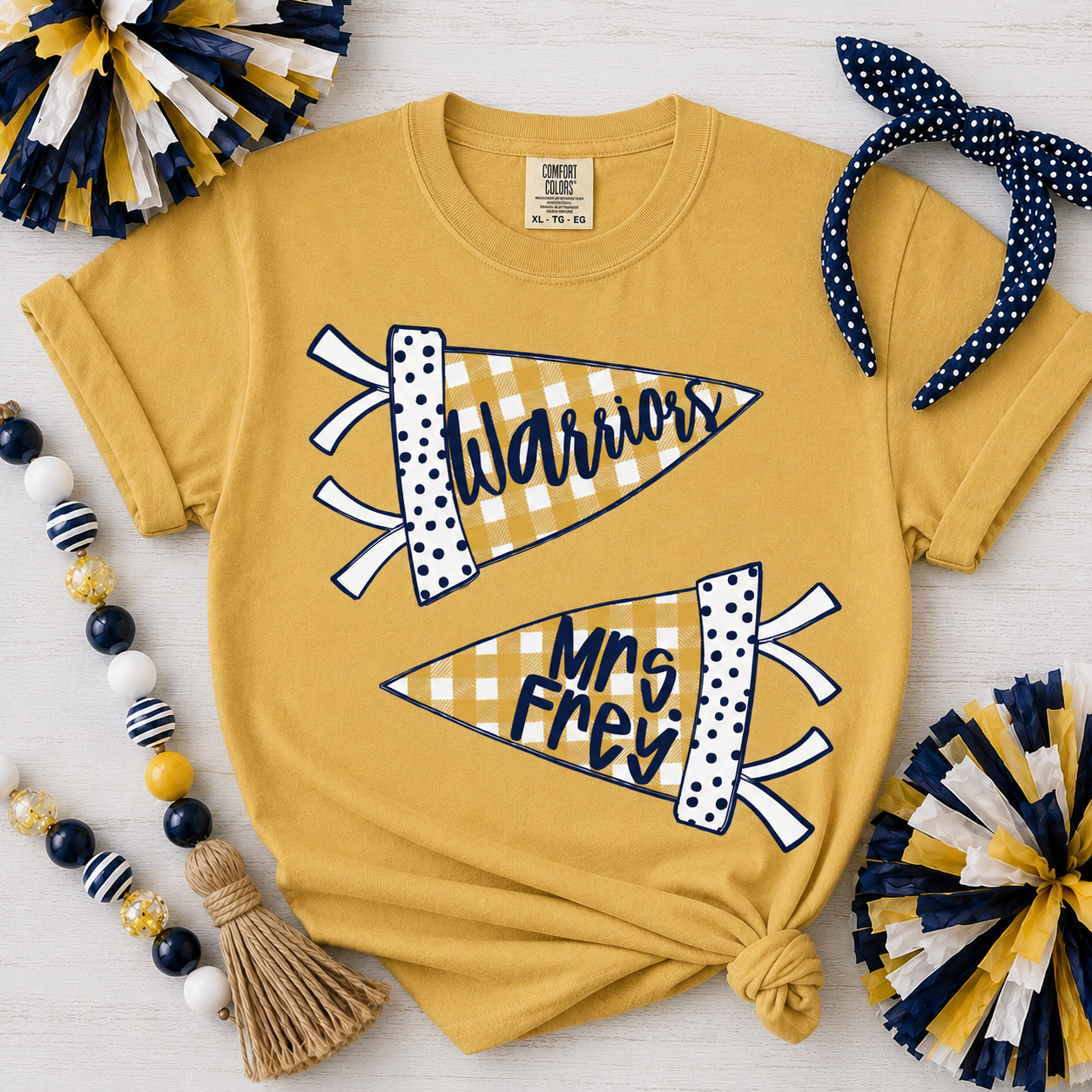 PREORDER CUSTOMIZED COMFORT COLORS SCHOOL/TEACHER TEE