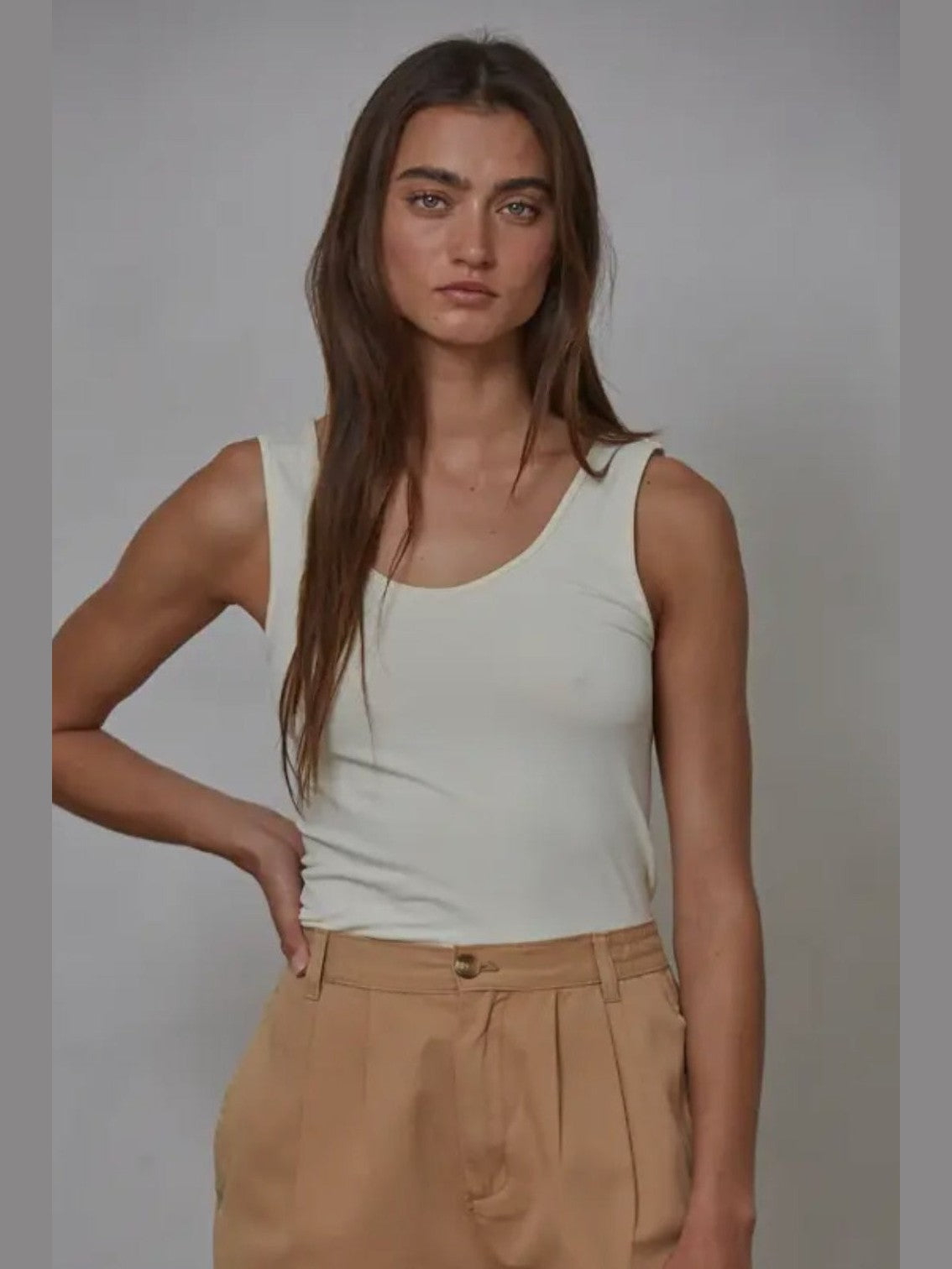 THE THANKFUL FOR YOU BASIC LAYERING TANKS - 3 colors