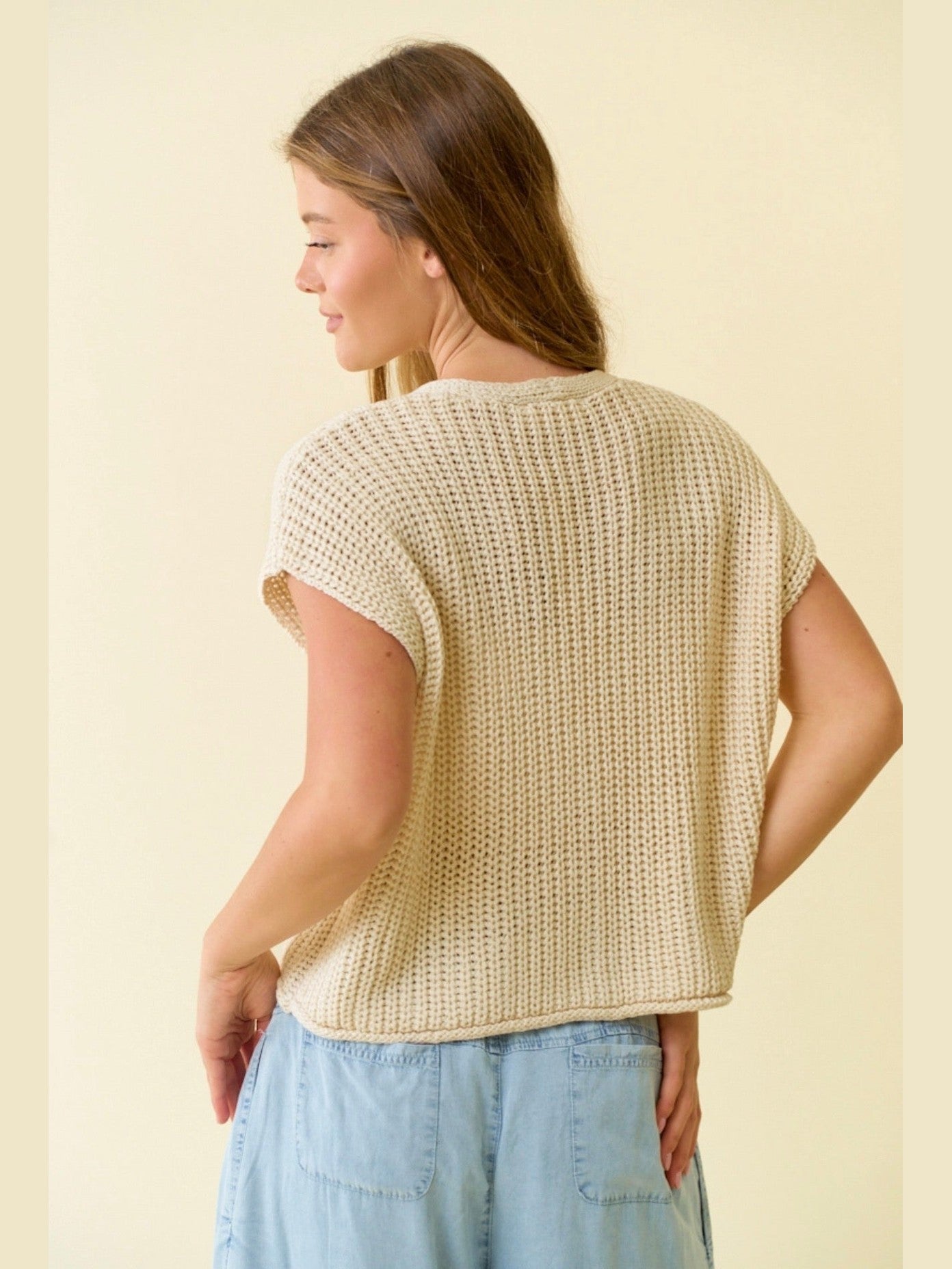 THE ALLY CHUNKY STITCH SWEATER