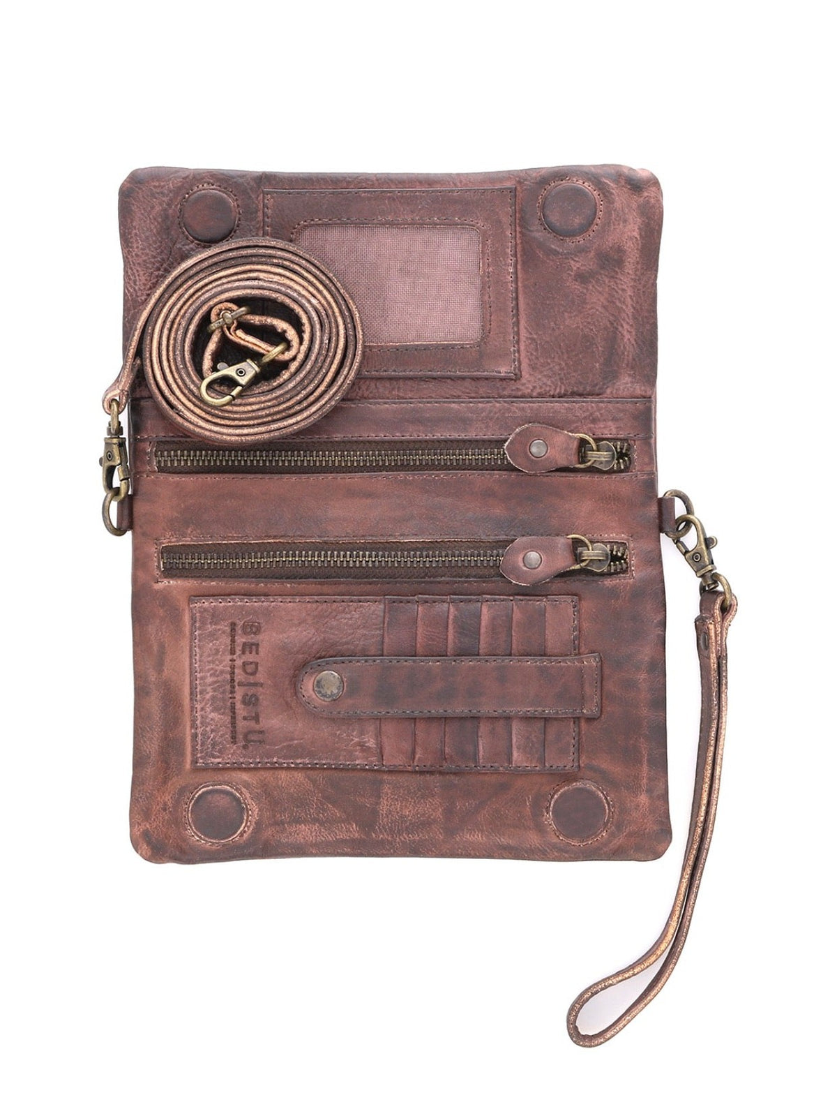 BEDSTU CADENCE WALLET PURSE - teak rustic