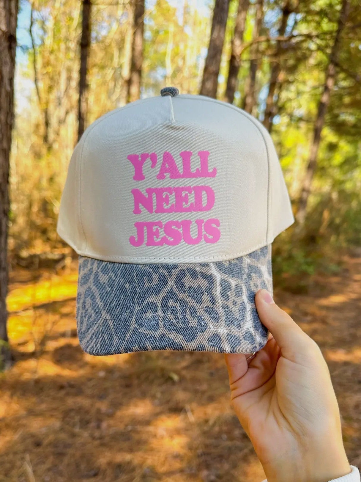 Y’ALL NEED JESUS TRUCKER HAT