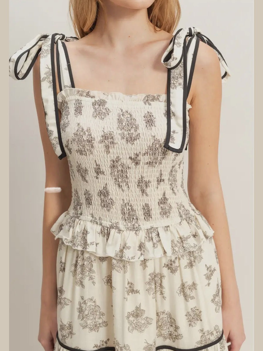 THE MANDY TIERED FLORAL SUNDRESS