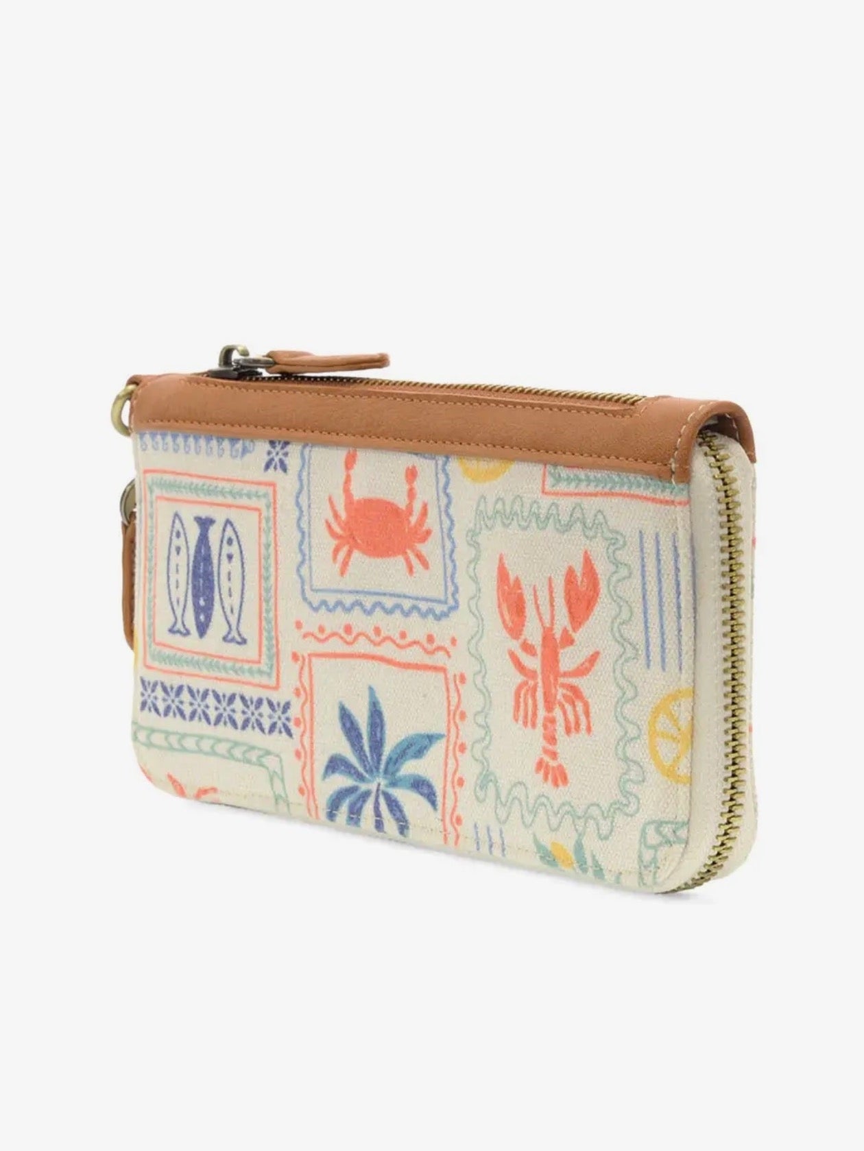 CHLOE COASTAL CHARM CANVAS WRISTLET