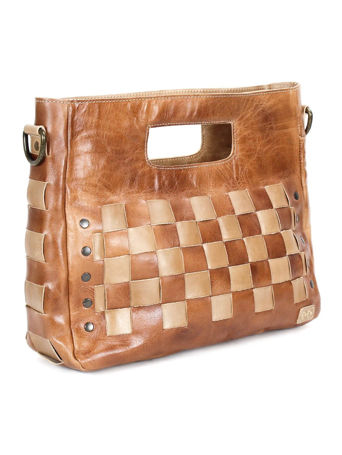 BEDSTU ORCHID MEDIUM SIZE LEATHER BAG - tan oats rustic