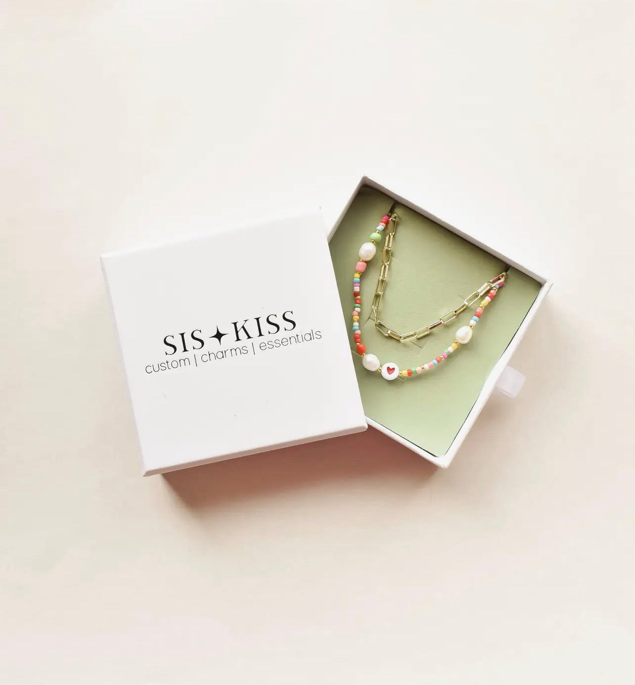 THE READY FOR SUMMER CHAIN SET - gold