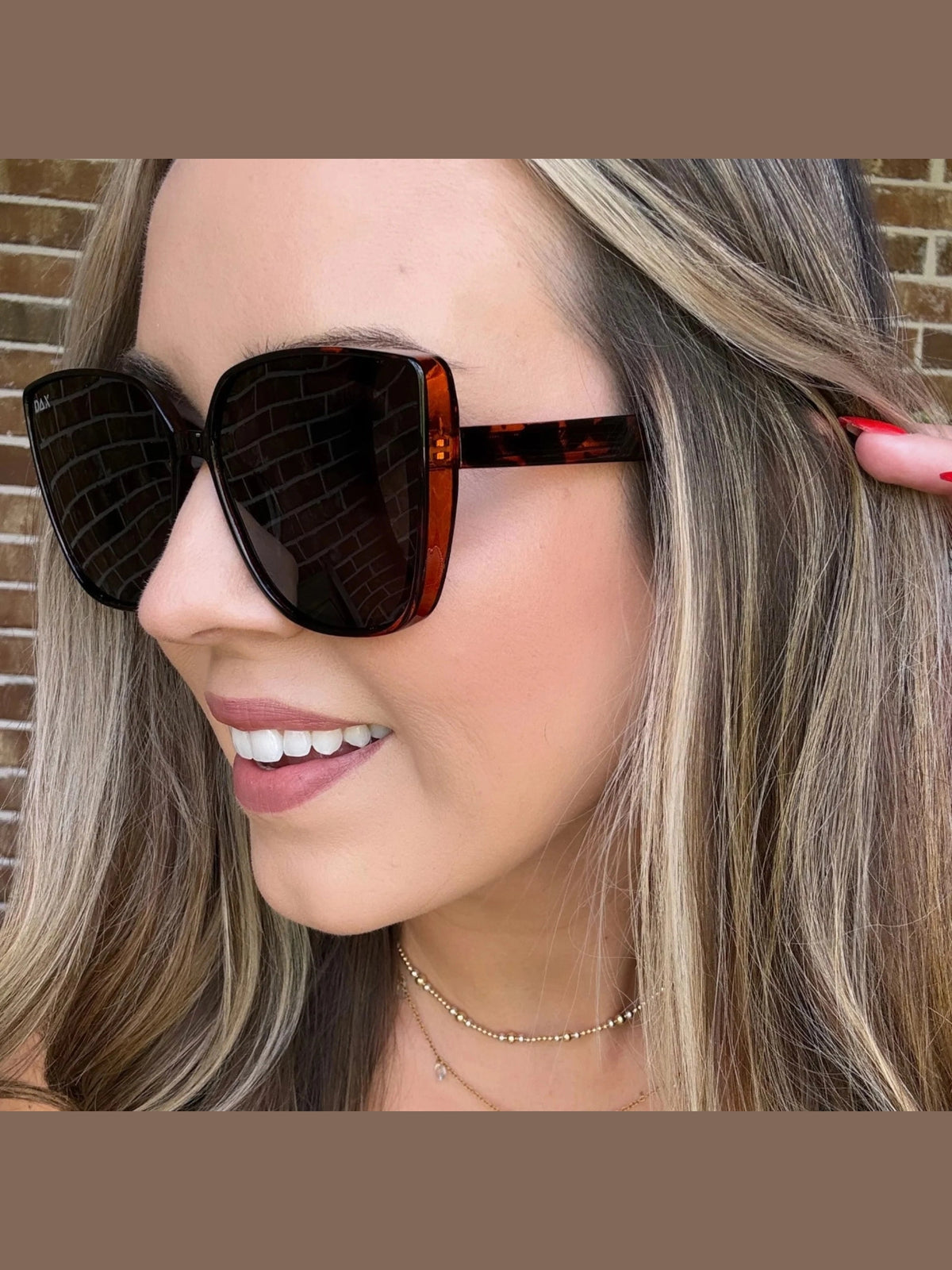 DAX LUX OVERSIZED CATEYE SUNNIES - cheetah