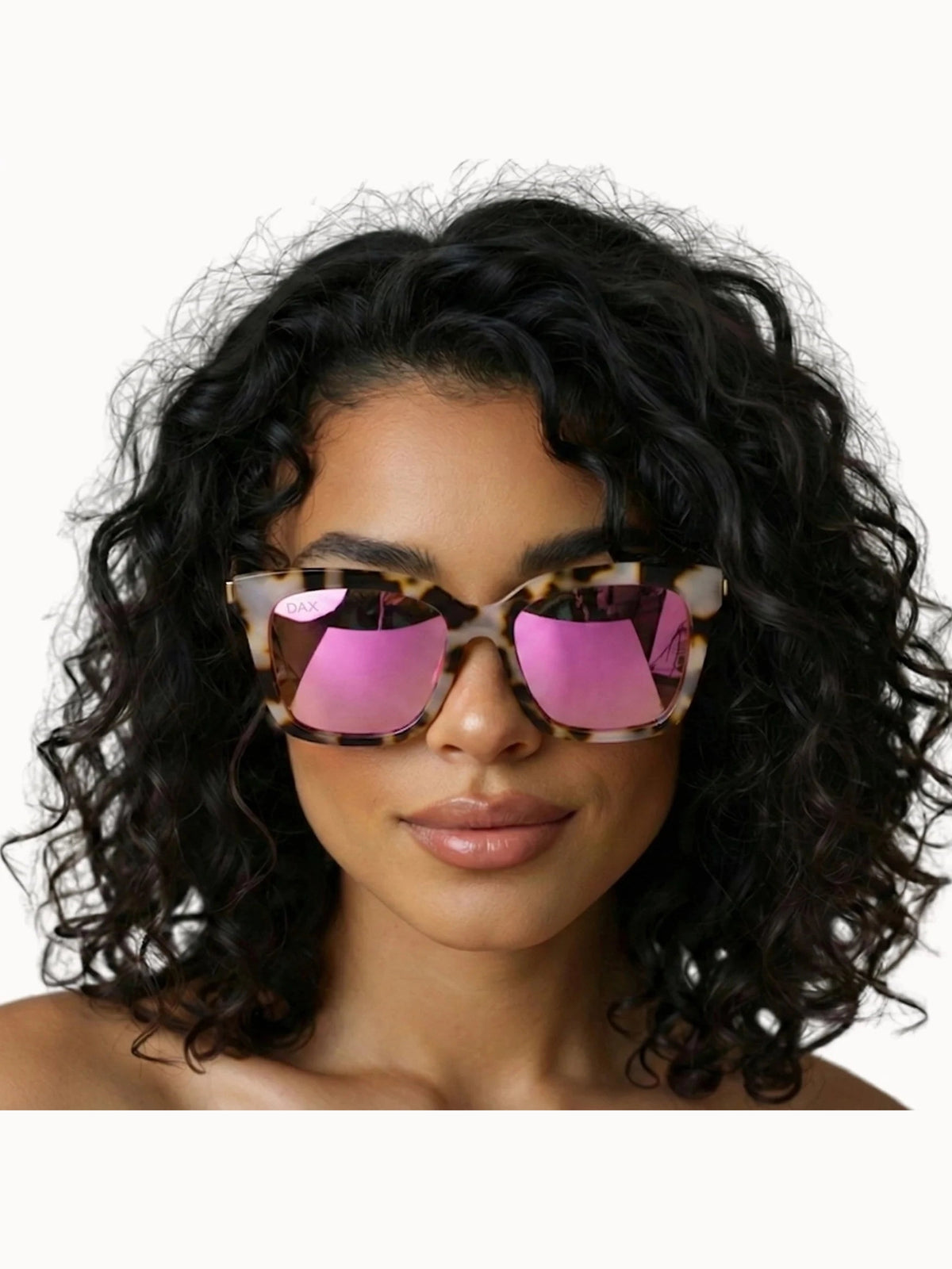 DAX LYLA MEDIUM CATEYE SUNNIES - hot pink