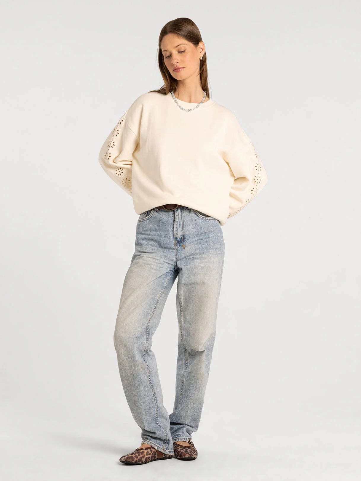 THE MARIETTA SOFT SWEATSHIRT - eggnog