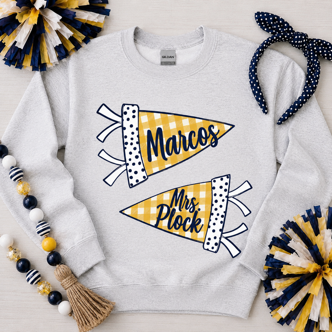 PREORDER CUSTOMIZED GILDAN SCHOOL/TEACHER SWEATSHIRT