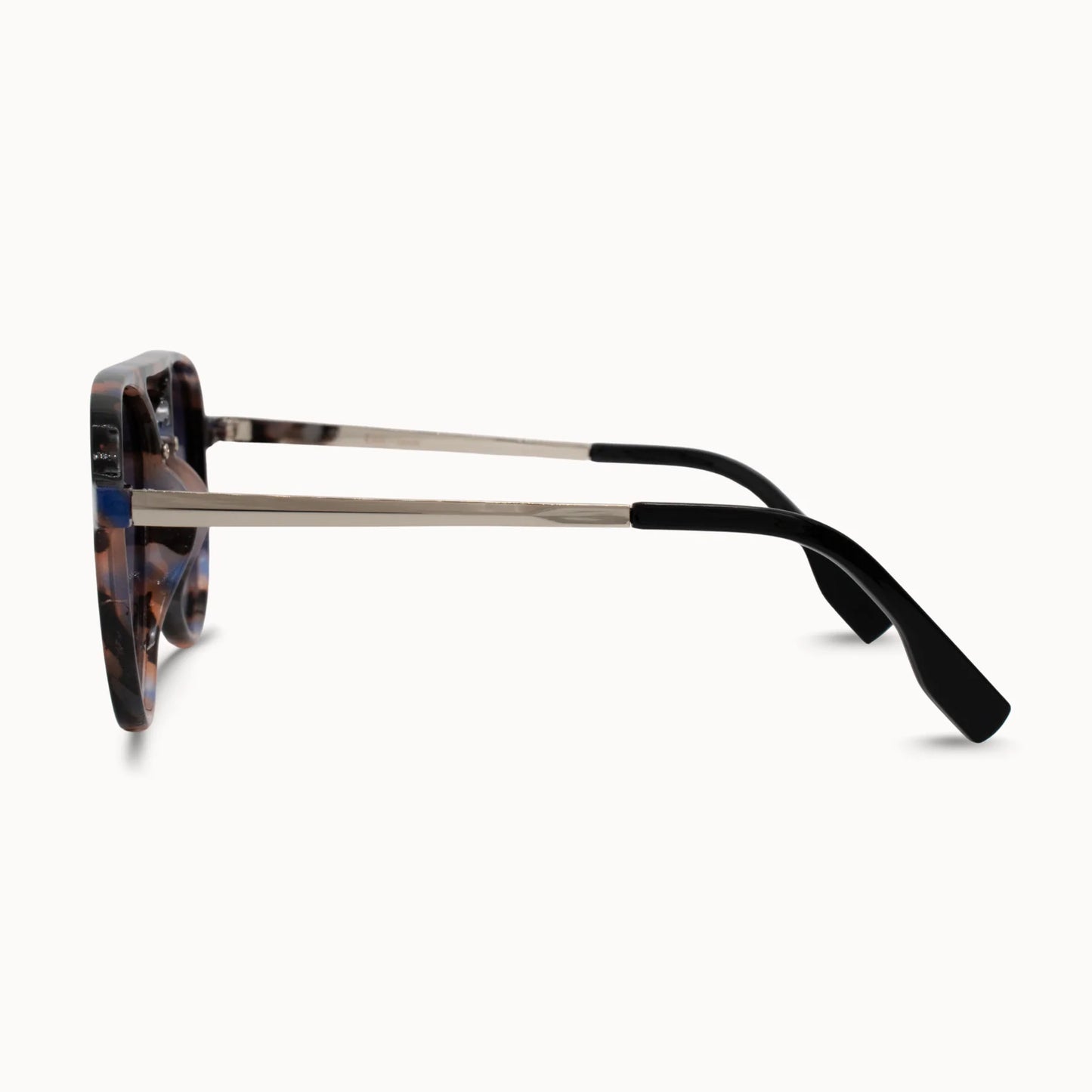 DAX EARHART WOMENS POLARIZED AVIATOR SUNNIES- marble