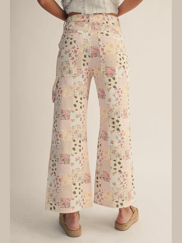 THE JENNA PATCHWORK CARGO PANTS