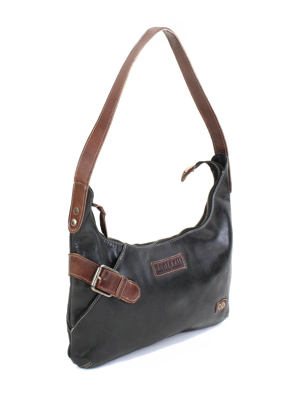 BEDSTU SEEMLY SHOULDER BAG - black teak rustic