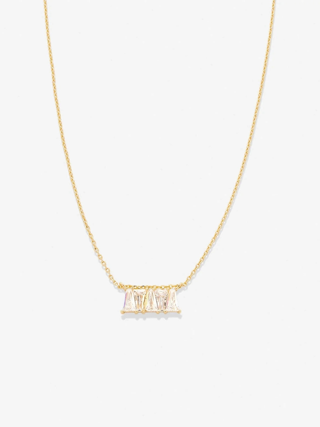 BRYAN ANTHONYS MOM BAGUETTE NECKLACE- 2 finishes
