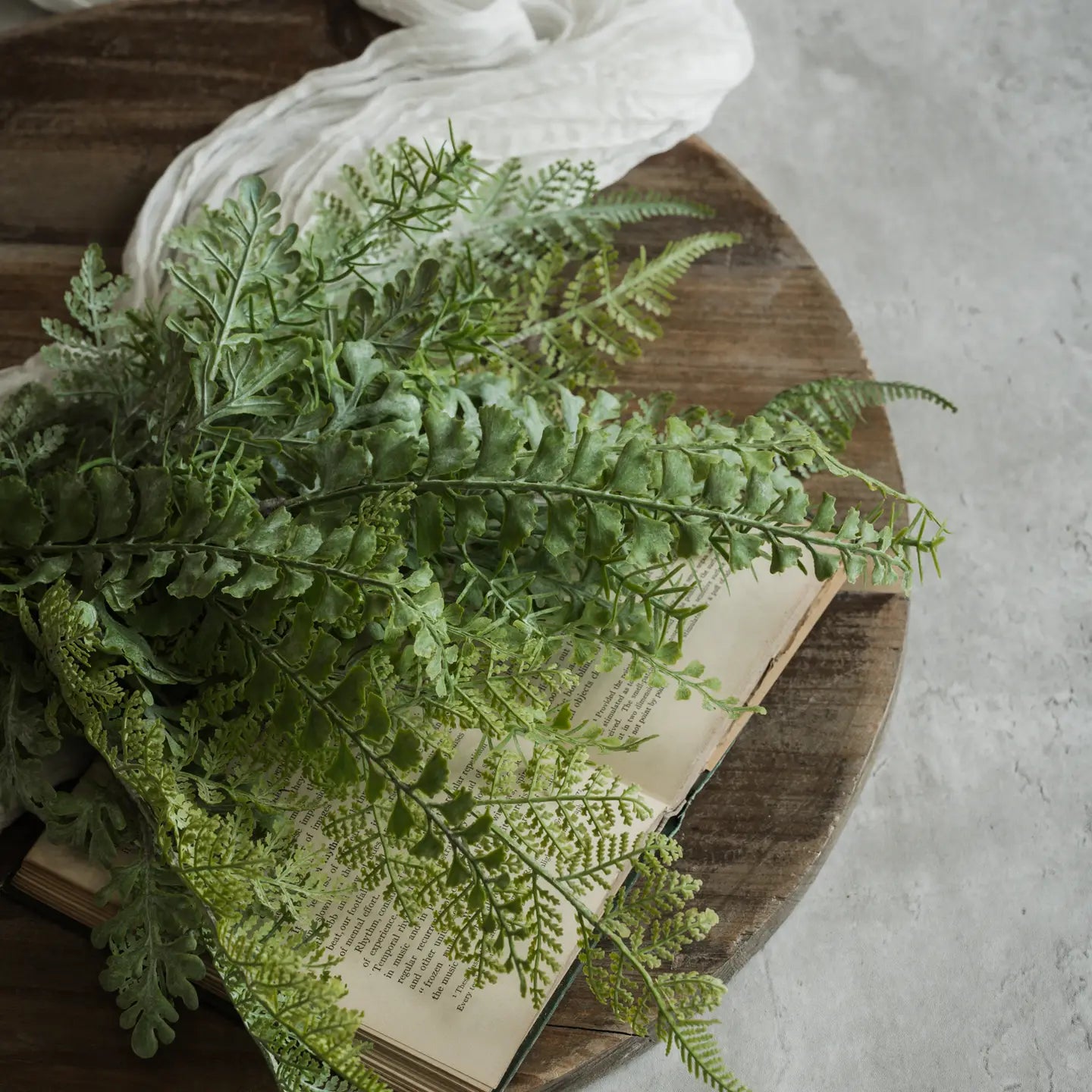 20" SOFT TOUCH MIXED FERN BUSH