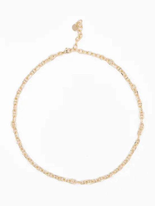 THE MIA MARINER CHAIN NECKLACE- gold