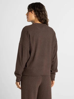 THE JASSE CASUAL TOP - coffee beans