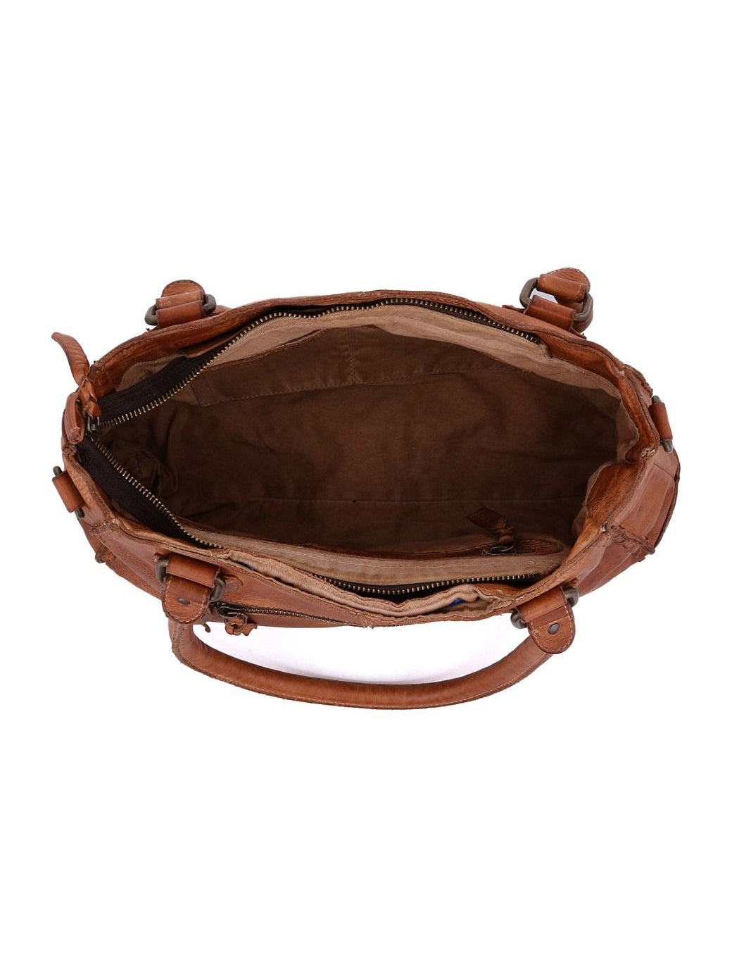 BEDSTU ROCKABABY LEATHER SHOULDER BAG - tan rustic
