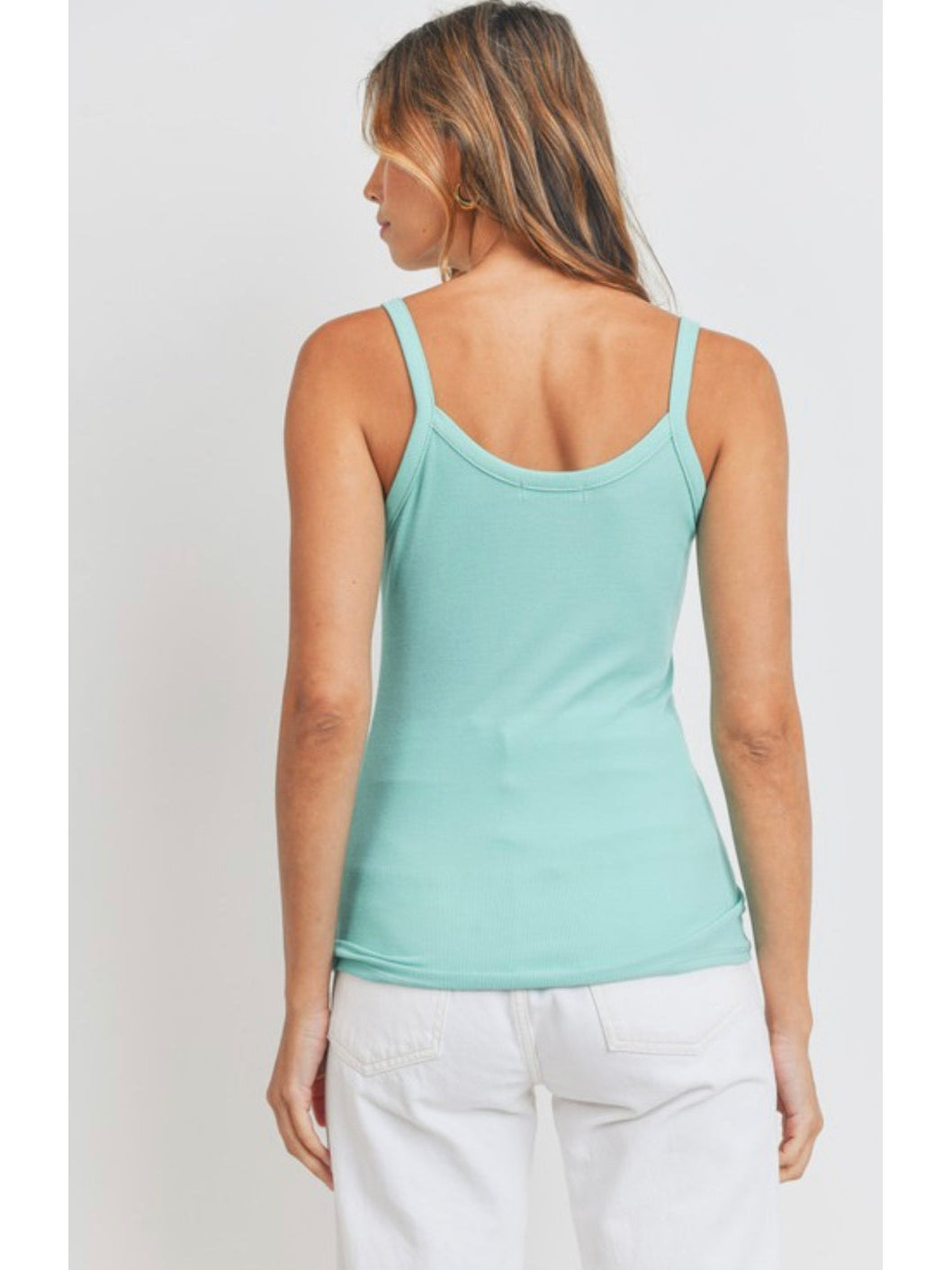 THE EMERSON SCOOP V NECK RIBBED TANKS - 3 colors