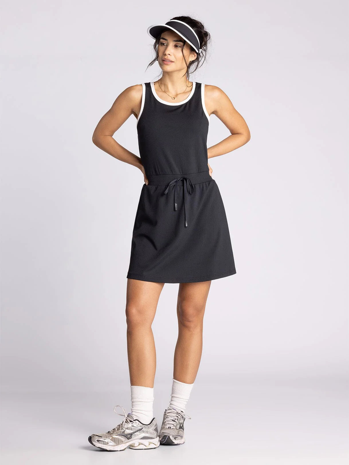 THE YING ATHLETIC DRESS - black