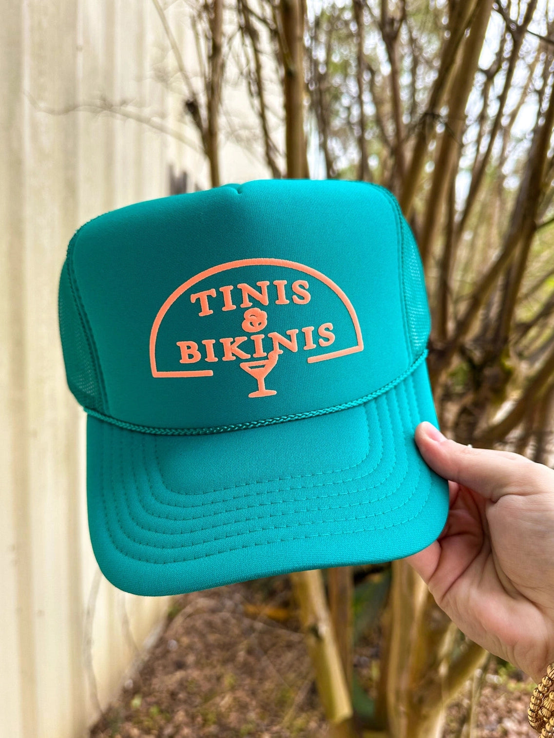 TINIS & BIKINIS JADE TRUCKER HATS