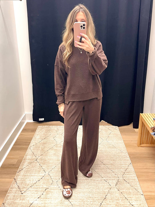 THE JASSE CASUAL BOTTOMS - coffee beans