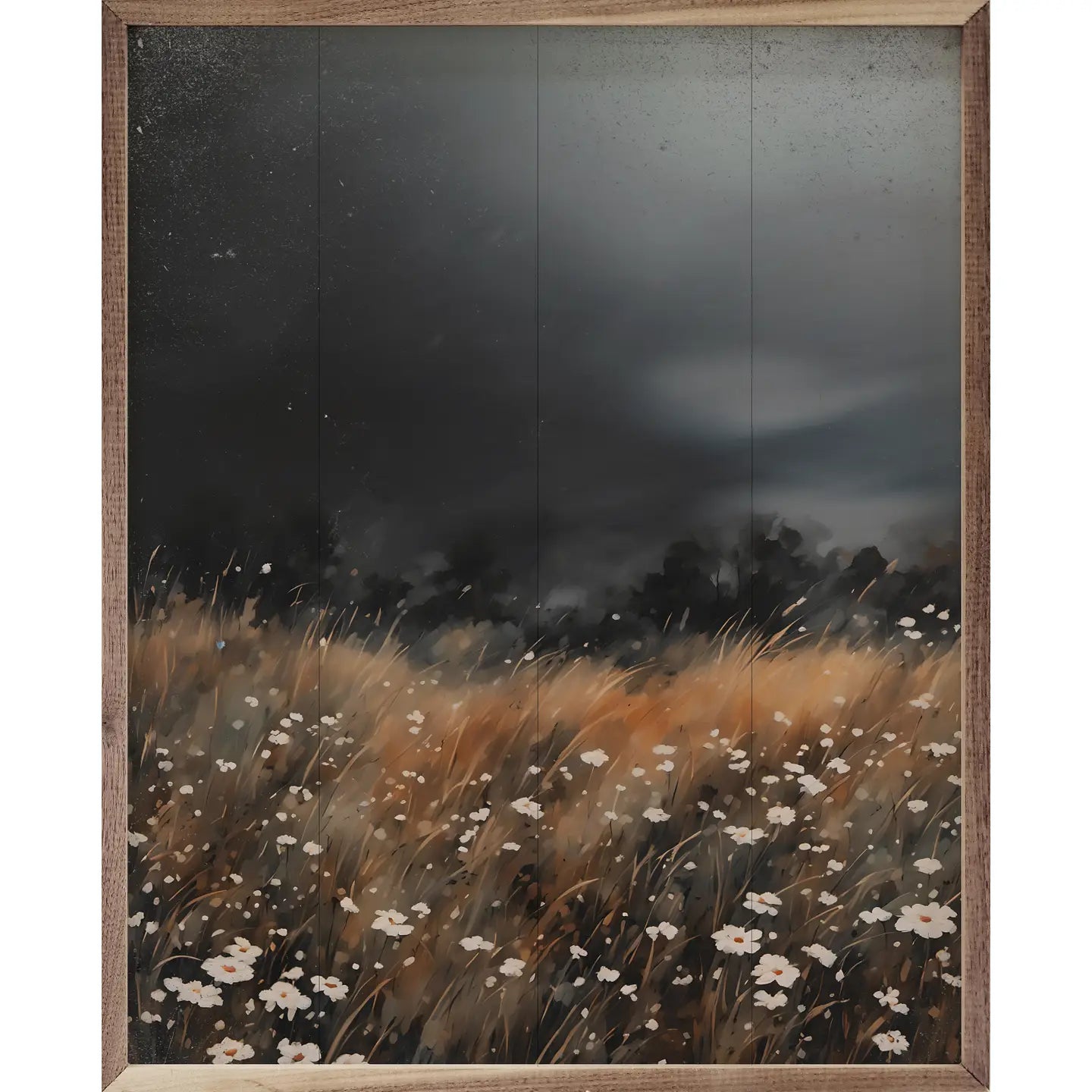 DARK PASTURE PORTRAIT FRAMED PICTURE