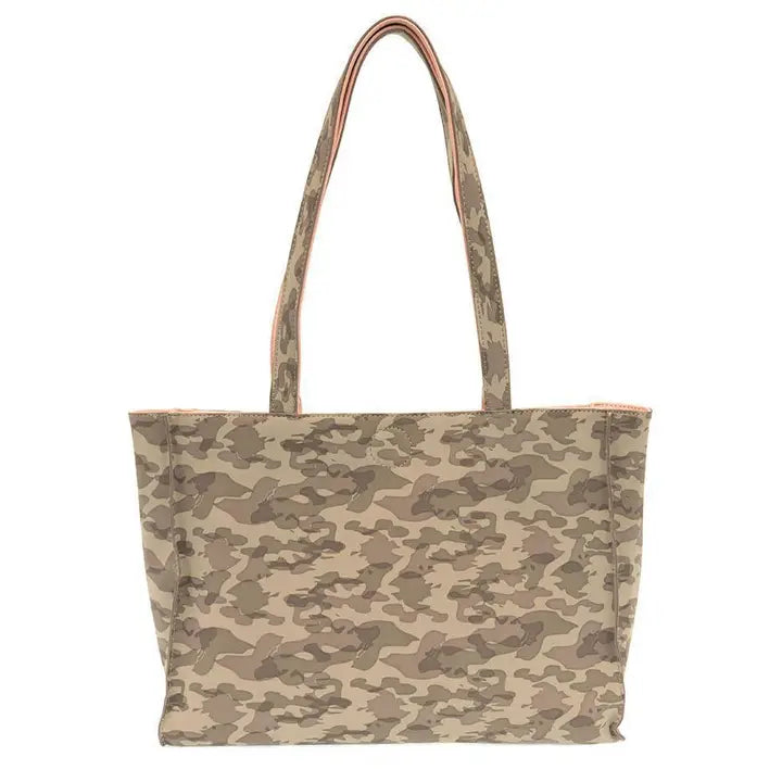 THE CAMO/PINK REVERSIBLE TOTE BAG