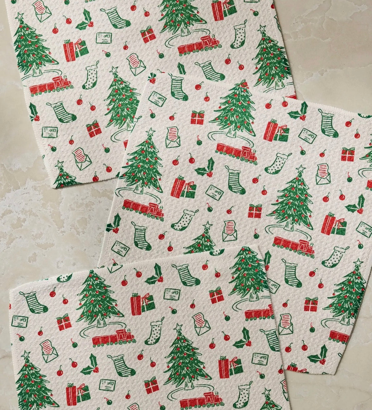 HOLIDAY JUBILEE GEOMETRY DISHCLOTH SETS