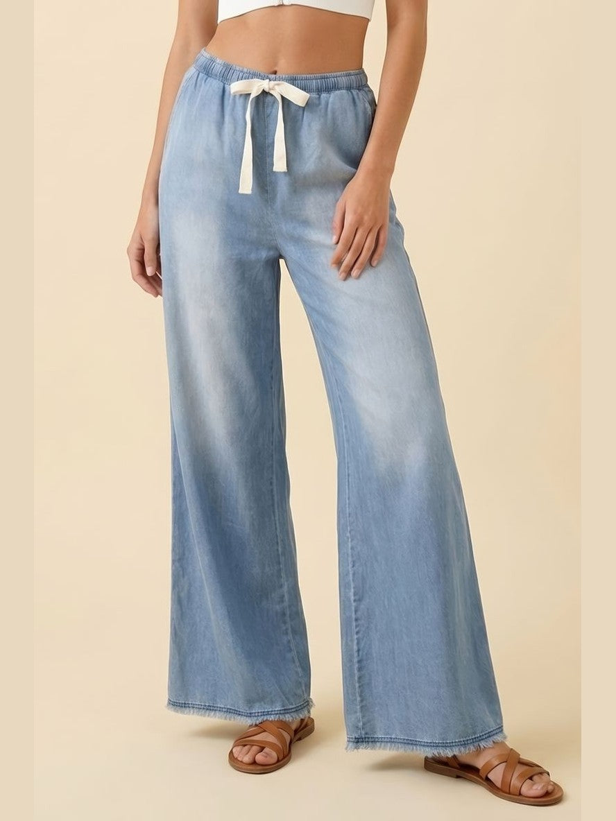 THE RAELYNN WIDE LEG BELL BOTTOM PANTS