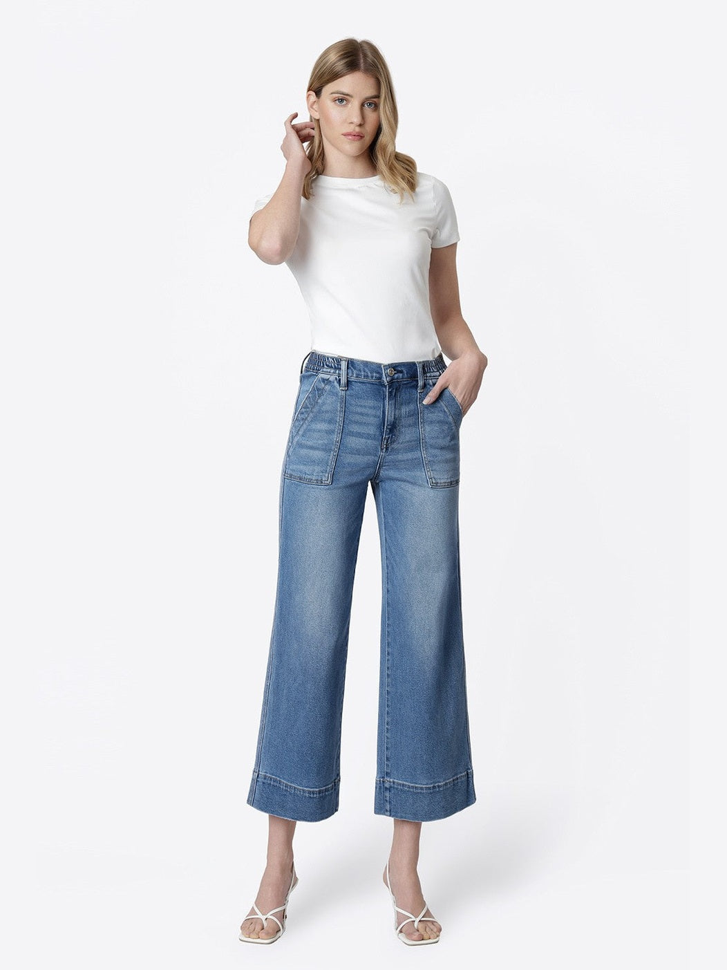 THE BLAKELY TENCEL WIDE LEG PANT