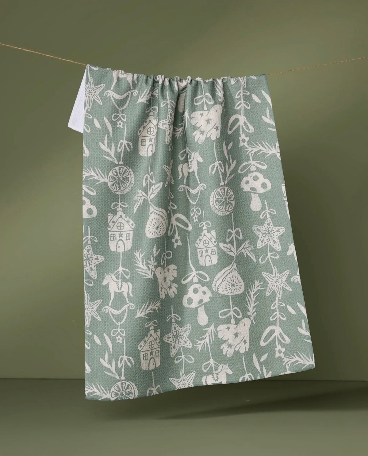 COZY ORNAMENTS GEOMETRY TEA TOWELS