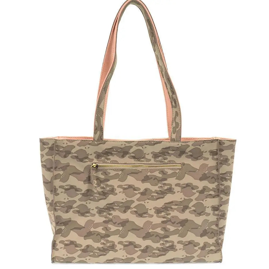 THE CAMO/PINK REVERSIBLE TOTE BAG