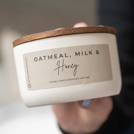 MILKHOUSE 10OZ. SIGNATURE STATEMENT CANDLE - MILK & HONEY