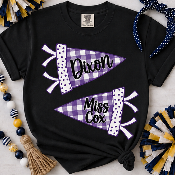PREORDER CUSTOMIZED COMFORT COLORS SCHOOL/TEACHER TEE