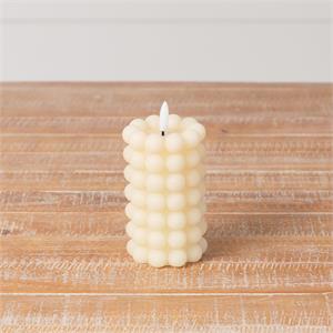 LED CREAM BUBBLE CANDLES