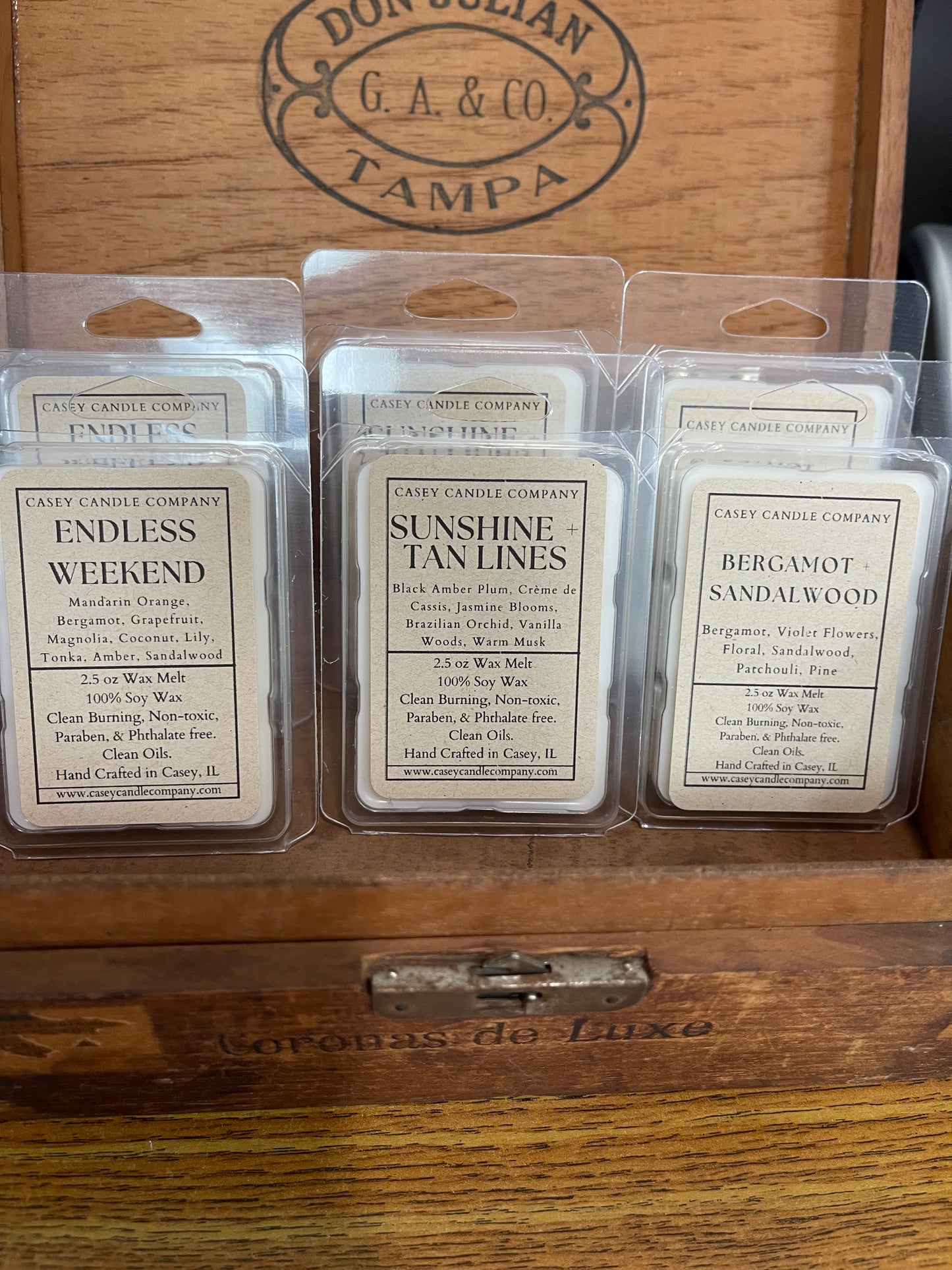 2.5oz. SOY WAX MELTS- various