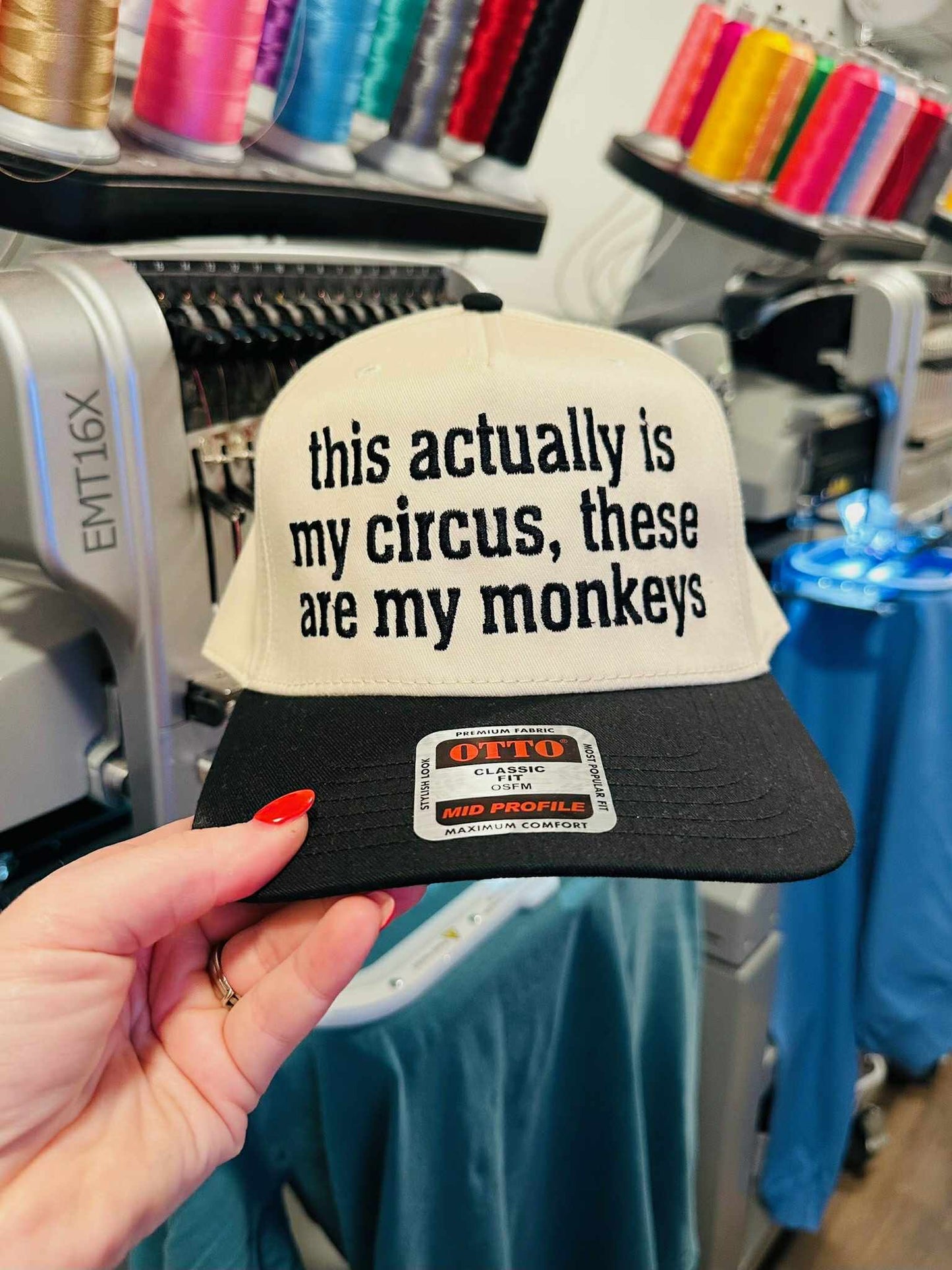 THE CIRCUS MONKEY BASEBALL HAT