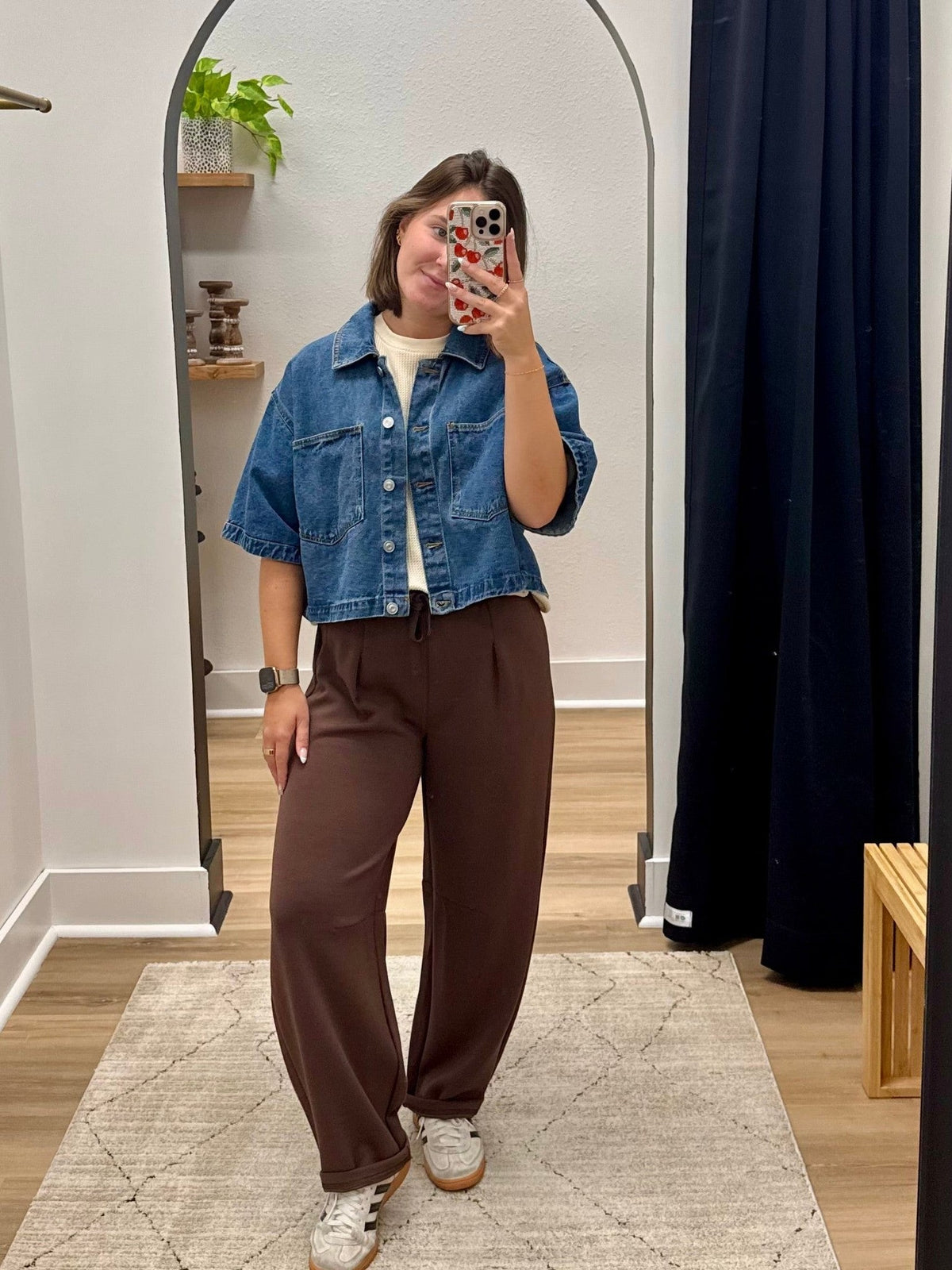 THE GAGE BARREL CASUAL PANTS - chocolate