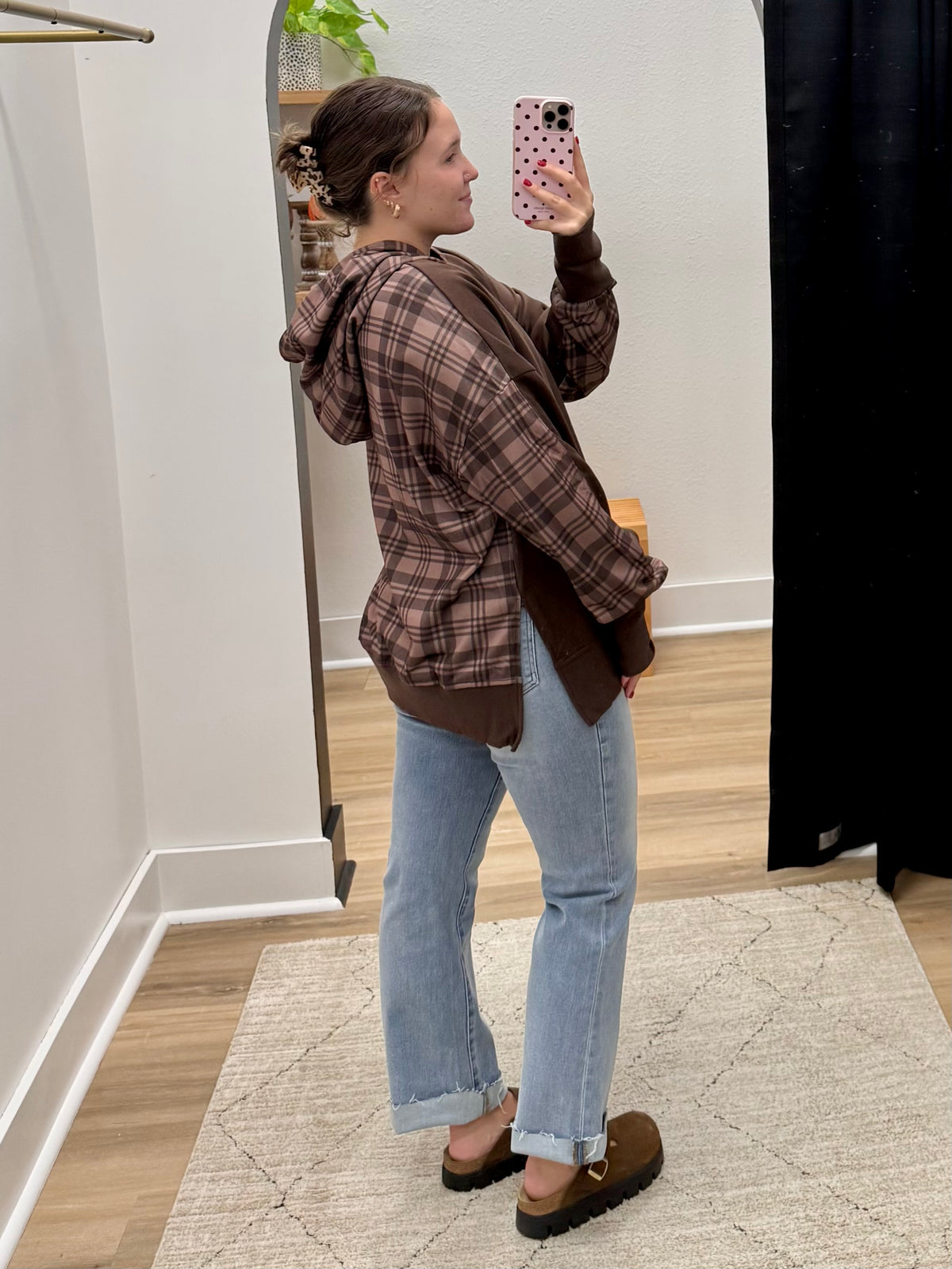 THE JENNA CHOCOLATE HOODIE