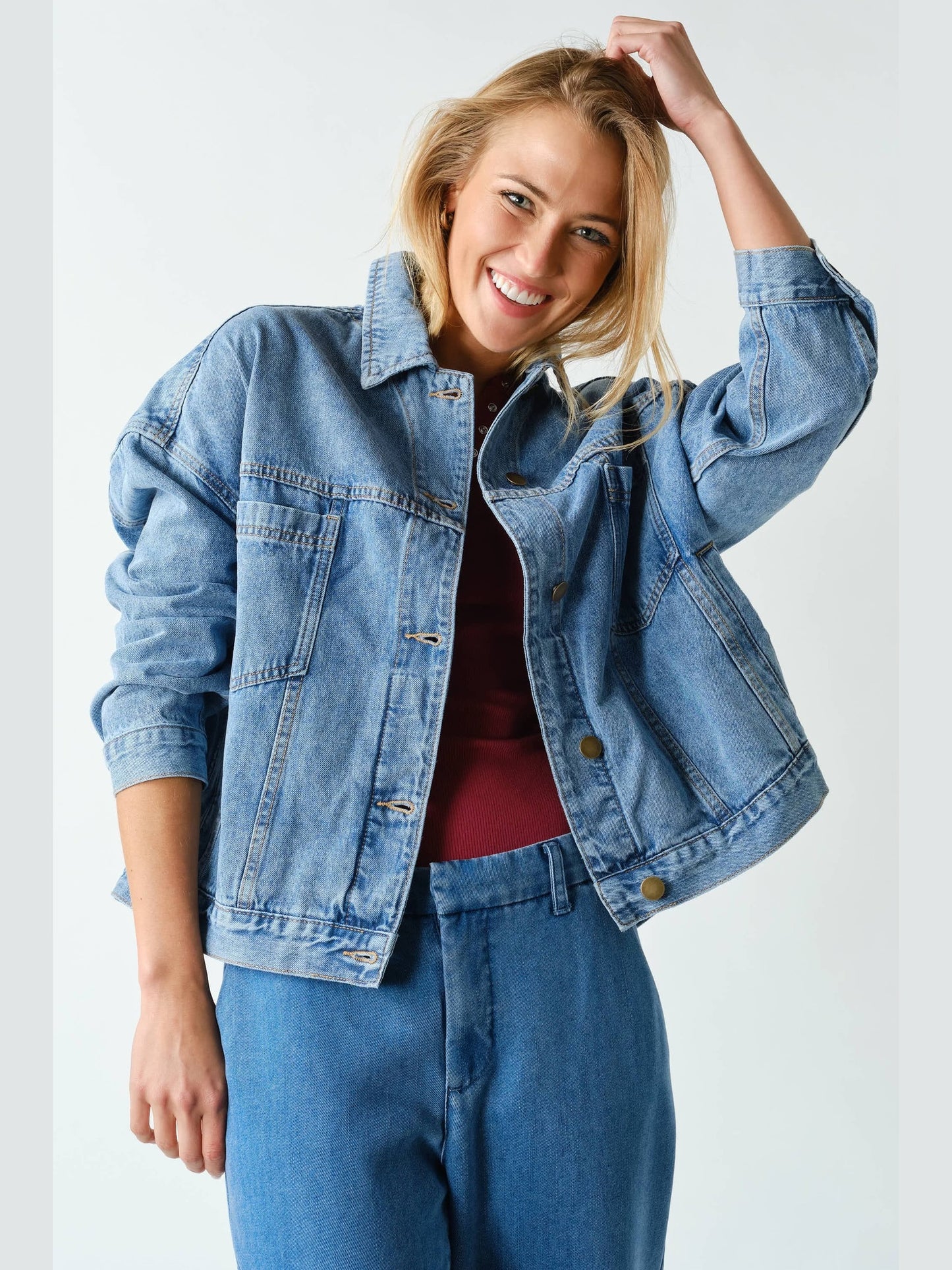 THE TERRA BOXY OVERSIZED DENIM JACKET