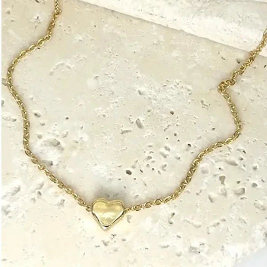 CLASSIC MINI HEART NECKLACE - gold