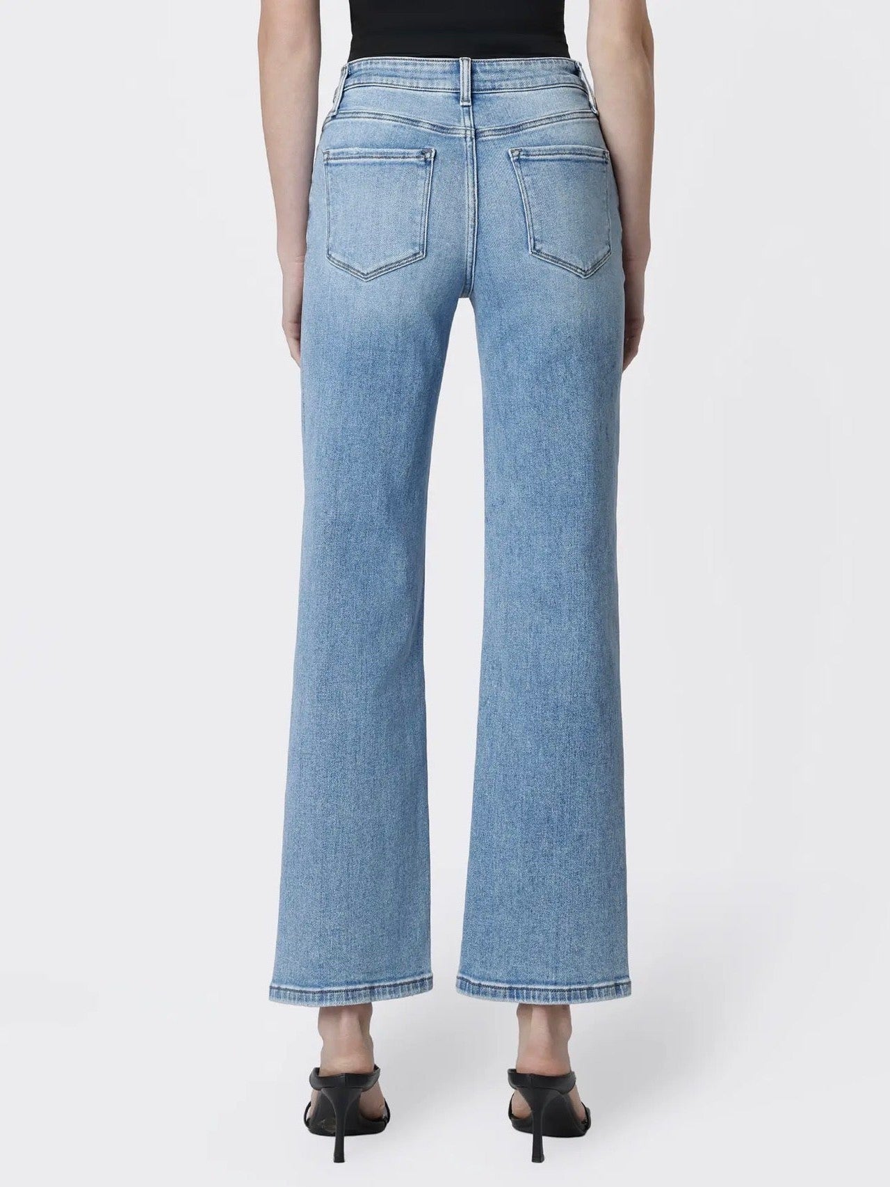 THE ELSA SLIM WIDE LEG DENIM