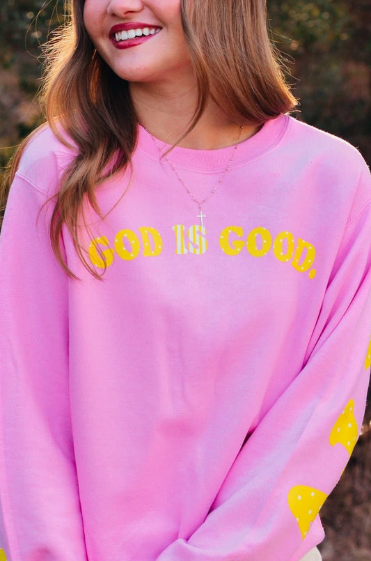 THE GOD IS GOOD GRAPHIC SWEATSHIRTS