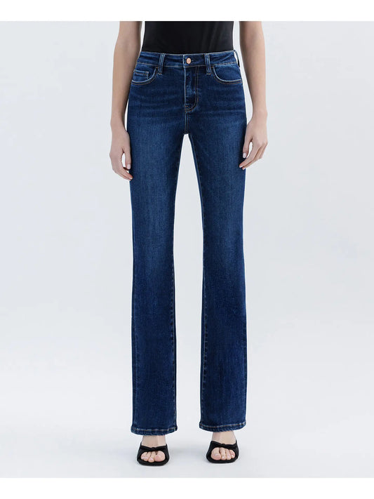THE JANET TUMMY CONTROL HI WAIST LONG DENIM - plus size